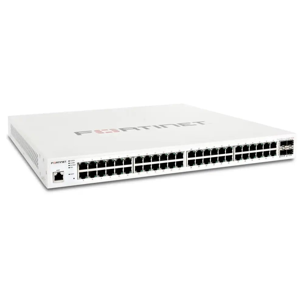 Fortinet FortiSwitch 248E-FPOE 48-Port PoE+ Managed L2/L3 Switch FS-248E-FPOE - Refurbished