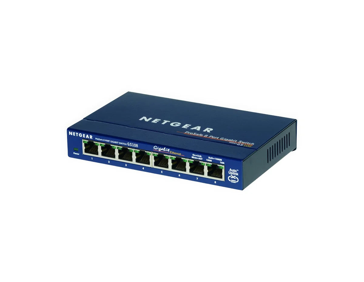 NETGEAR 8-Port Gigabit Ethernet Unmanaged Switch (GS108GE)