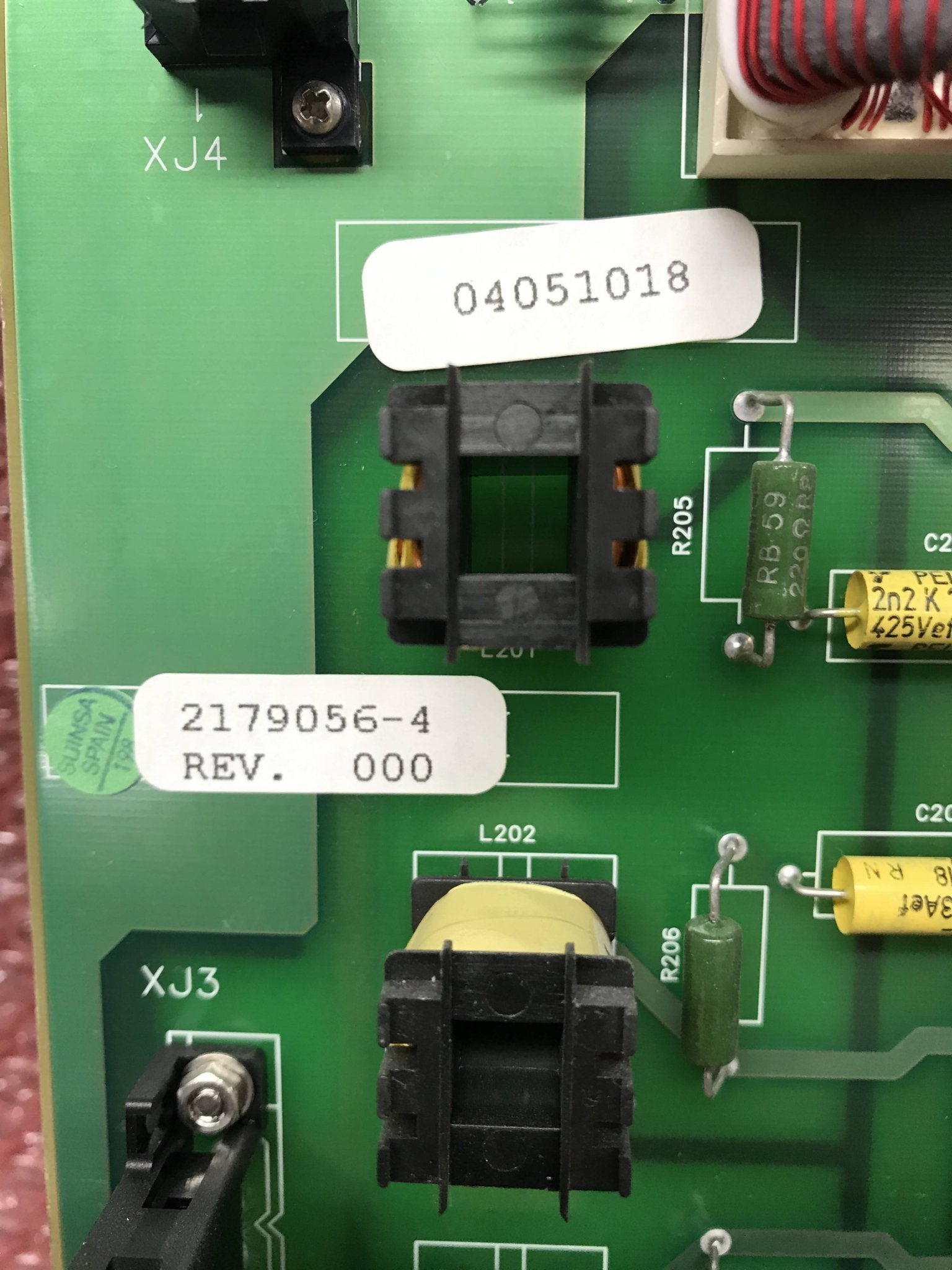 Heater SCPU Board (2179056-4) GE Advantx