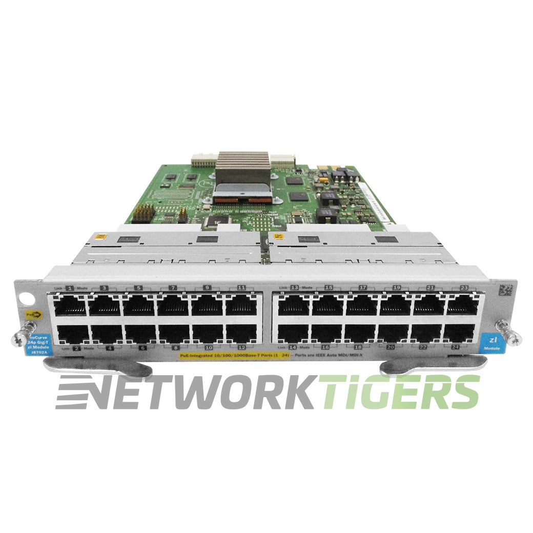 NEW HPE J8702A 5400zl Series 24x 1GB PoE RJ45 Switch Module