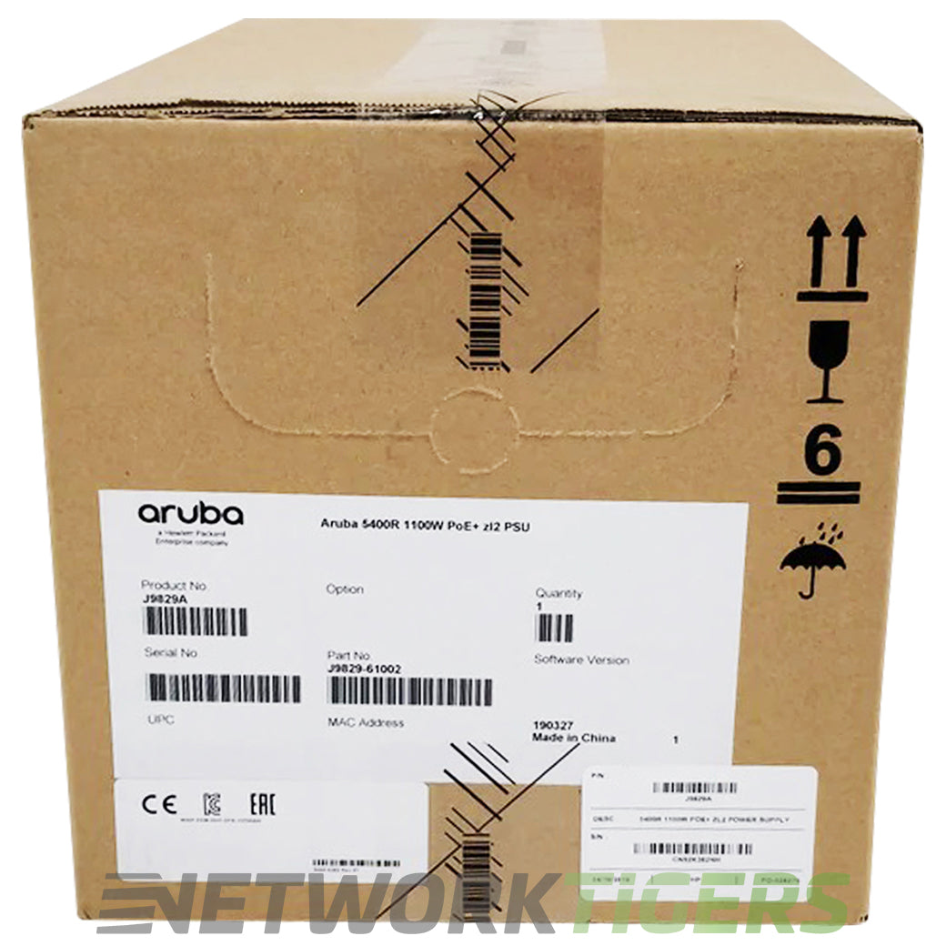 NEW HPE Aruba J9829A 5400R zl2 Series 1100W PoE+ Switch Power Supply