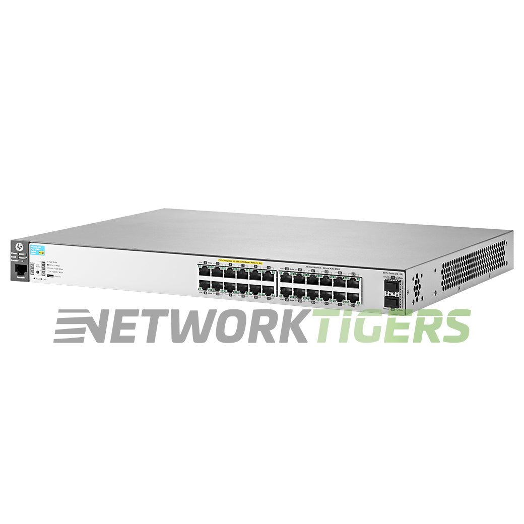 NEW HPE Aruba J9854A 2530-48G-PoE+-2SFP+ 24x 1GB PoE+ RJ45 2x 10GB SFP Switch