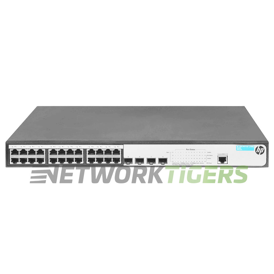 NEW HPE JG926A 1920-24G-PoE+ 1920 Series 24x 1GB PoE+ RJ45 4x 1GB SFP Switch