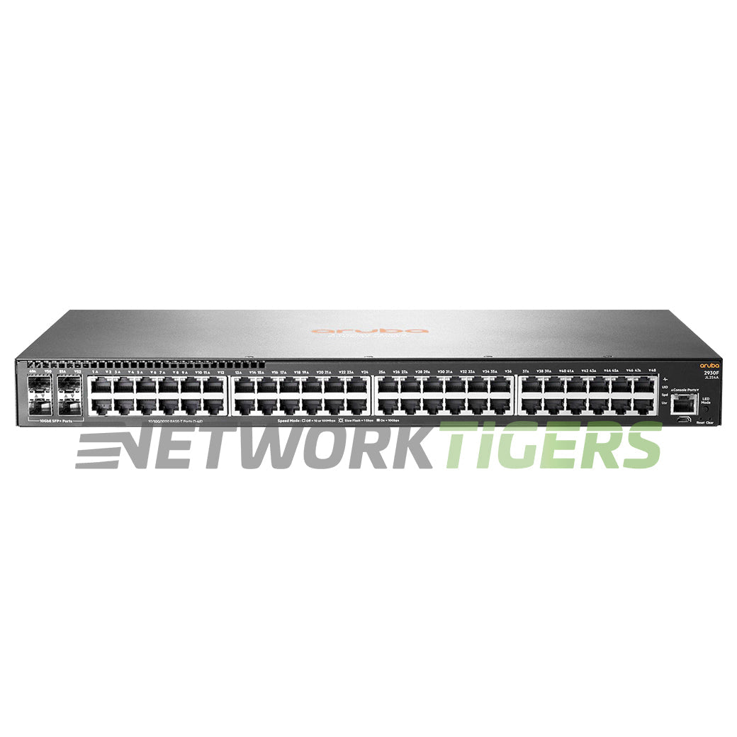 HPE Aruba JL254A 2930F Series 48x 1GB RJ45 4x 10GB SFP+ Switch