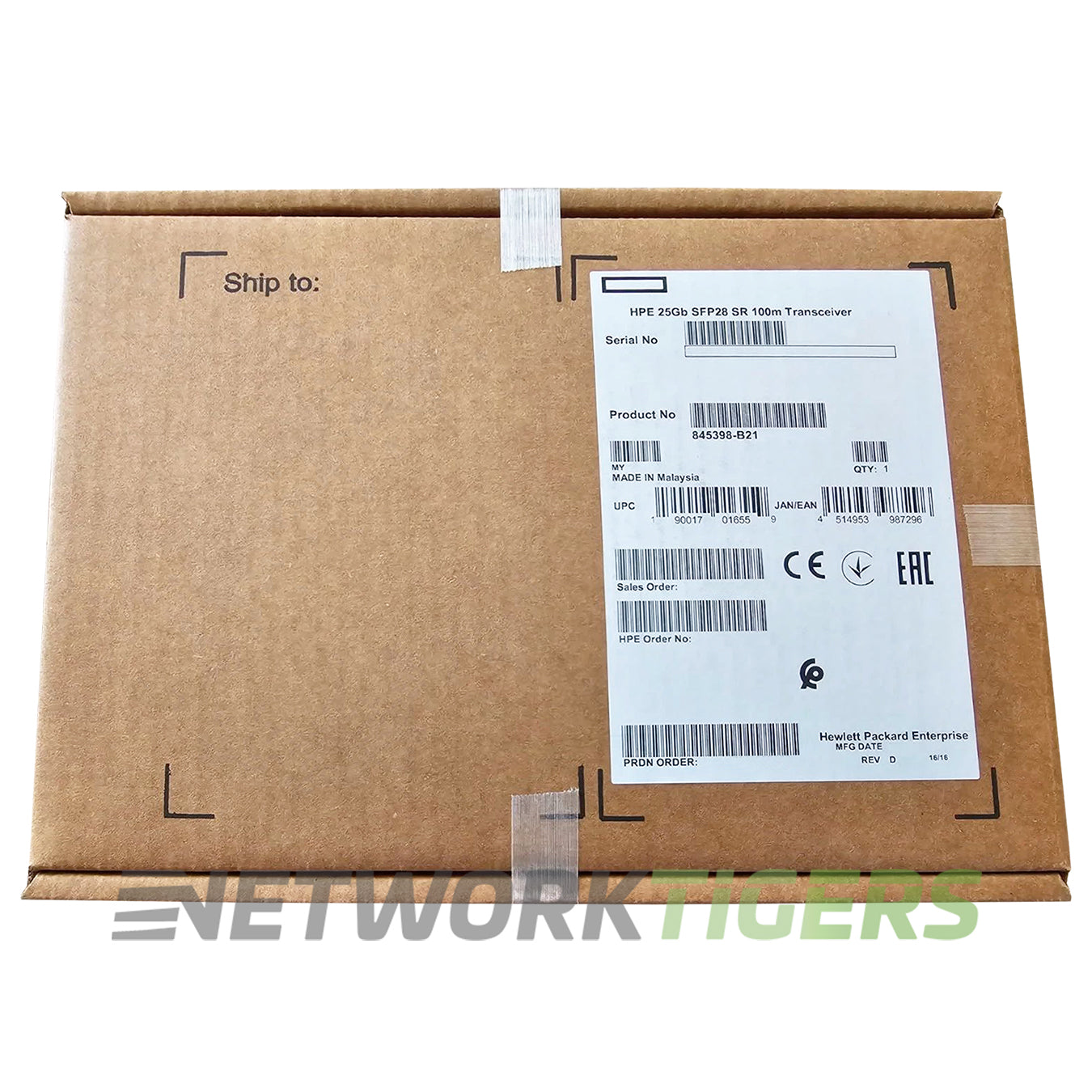 NEW HPE 845398-B21 25 Gigabit BASE-SR 100m SFP28 Transceiver