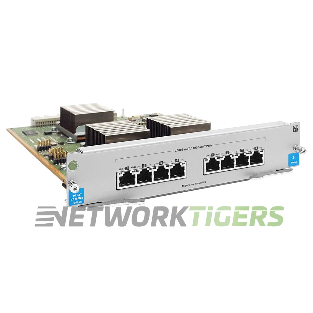 NEW HPE J9546A 5400zl Series 8x 10GB Copper Switch Module