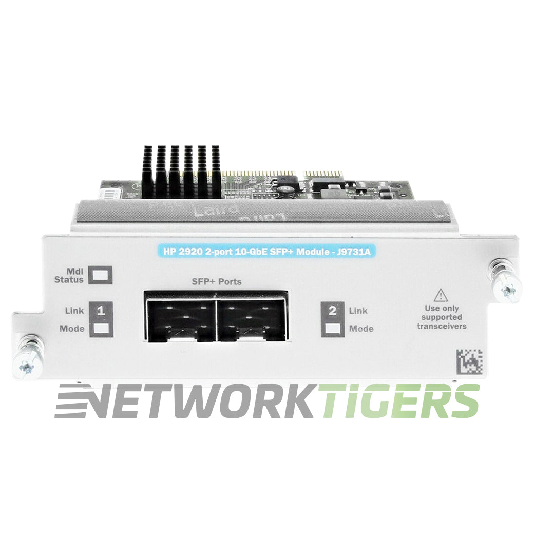 NEW HPE Aruba J9731AS 2920 Series 2x 10GB SFP+ Smart Buy Switch Module