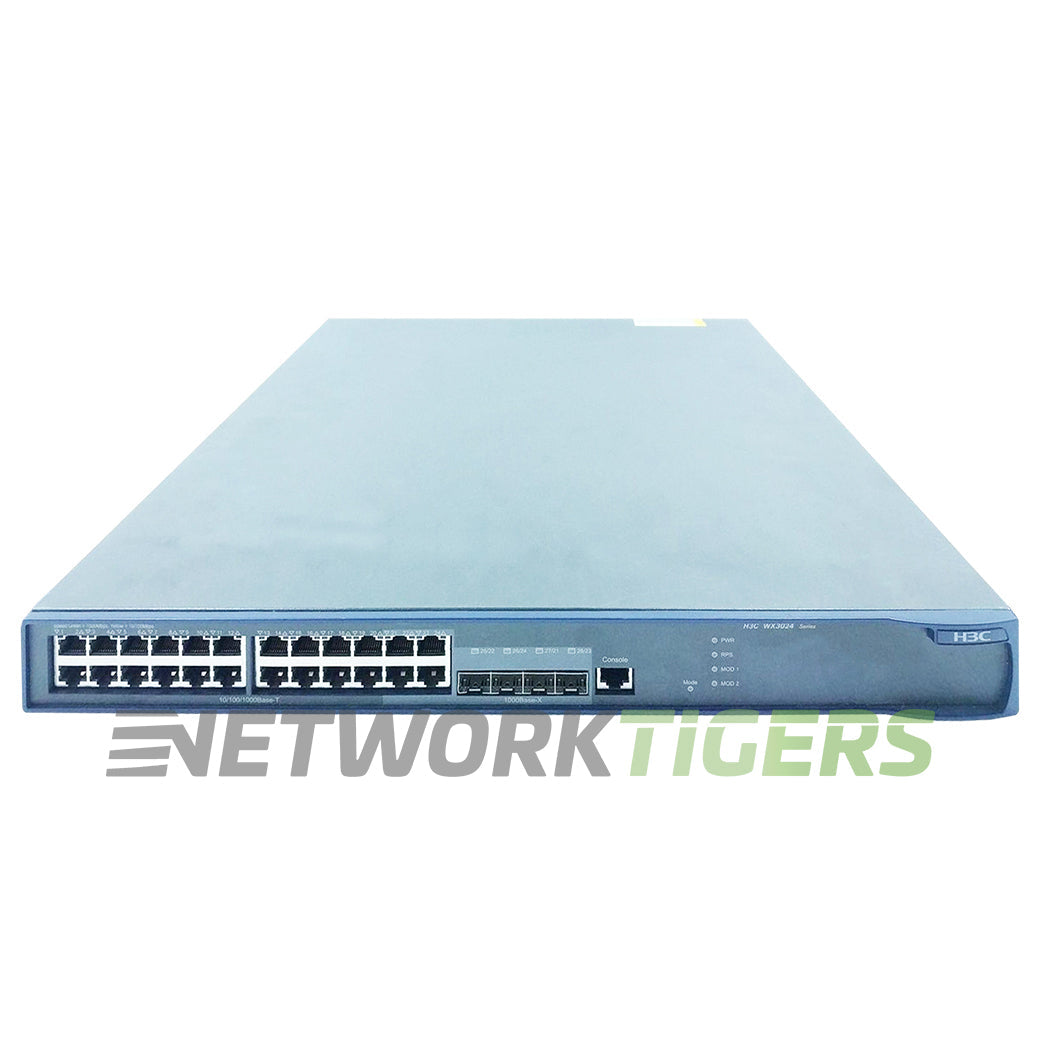 NEW HPE JD449A WX3000 Series 24x 1GB RJ45 4x 1GB Combo Switch
