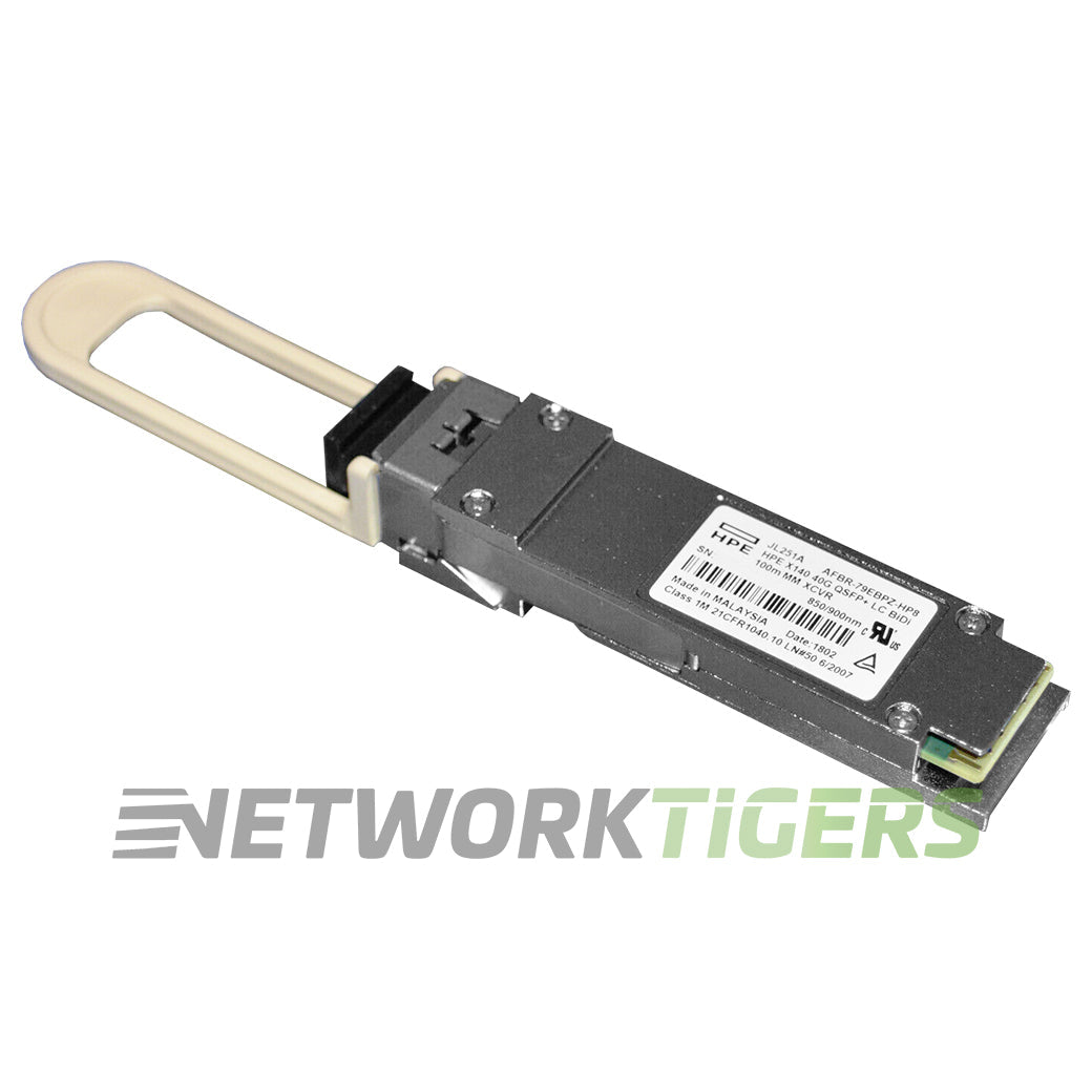HPE JL251A 40GB BASE-BiDi MMF LC QSFP+ Transceiver