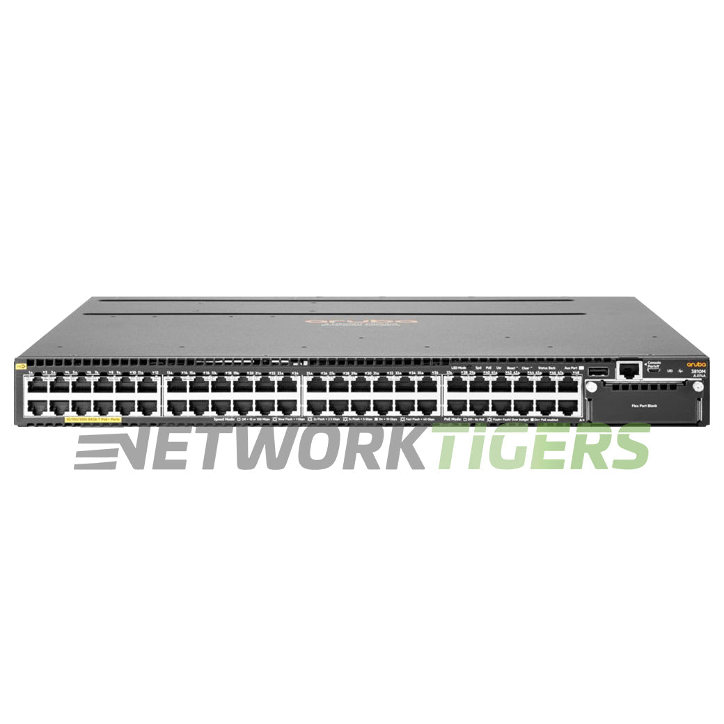 NEW HPE Aruba JL428A 3810 Series 48x 1GB PoE+ RJ45 4x 10GB SFP+ Switch