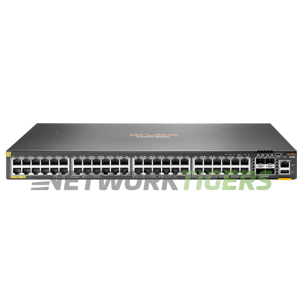 NEW HPE Aruba JL728B 48x 1GB Class 4 PoE RJ-45 4x 10GB SFP+ Switch