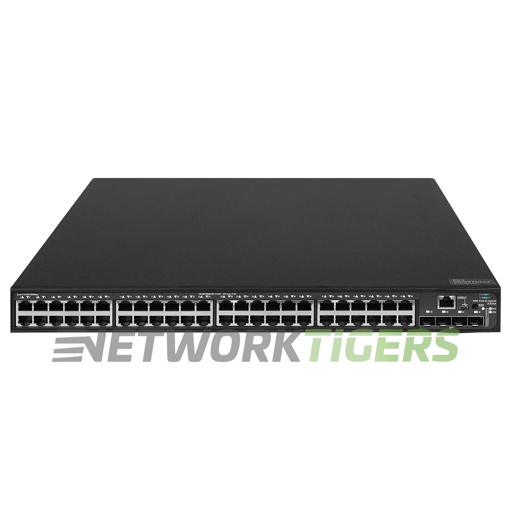 HPE JL824A FlexNetwork 5140 EI Series 48x 1GB PoE+ RJ45 4x 10GB SFP+ Switch