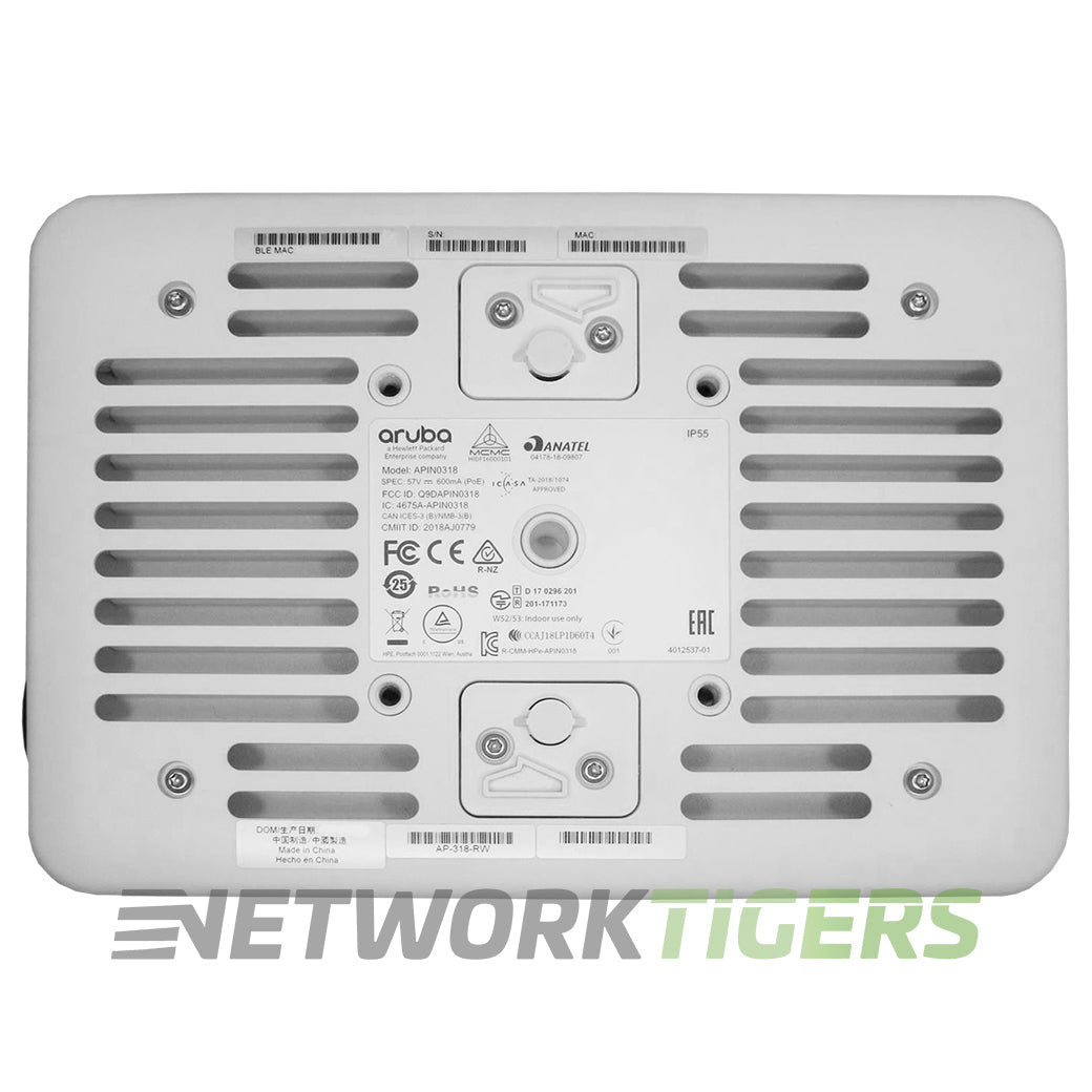 NEW HPE Aruba JZ153A AP-318 US 802.11n/ac Dual 2x2:2/4x4:4 Radio Ruggedized WAP
