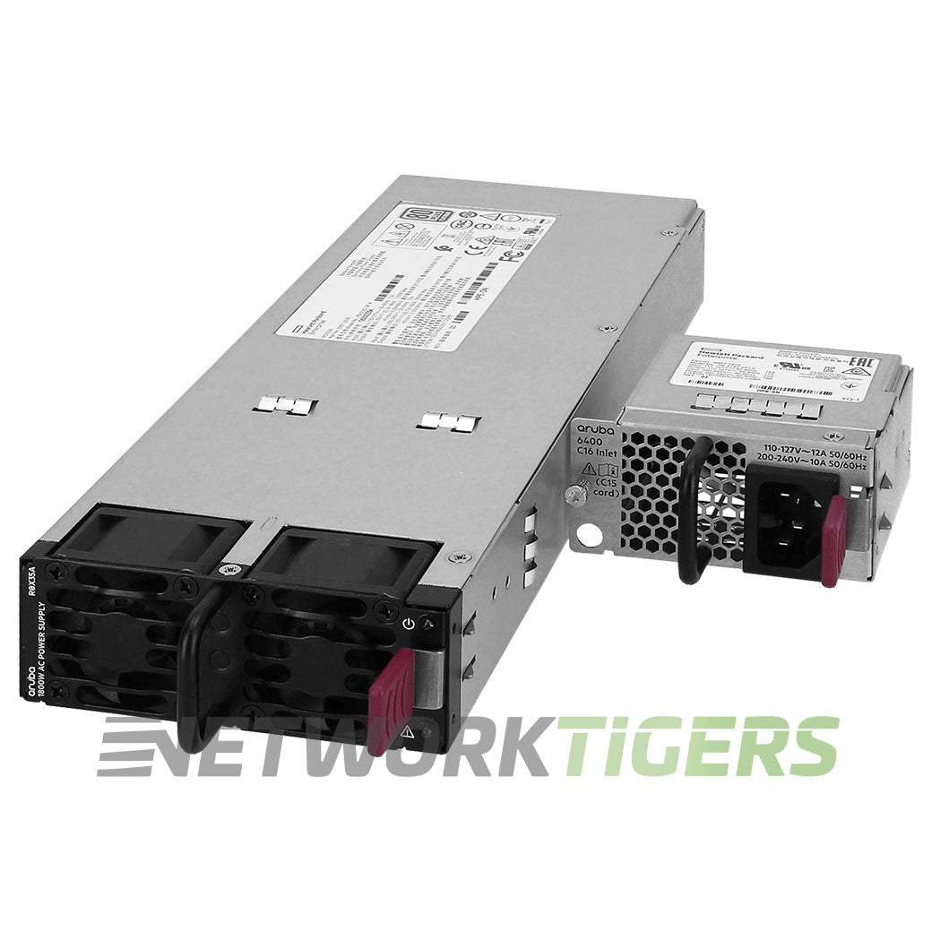 HPE Aruba R0X35A CX 6400 1800W AC Switch Power Supply w/C16 Inlet Accessory