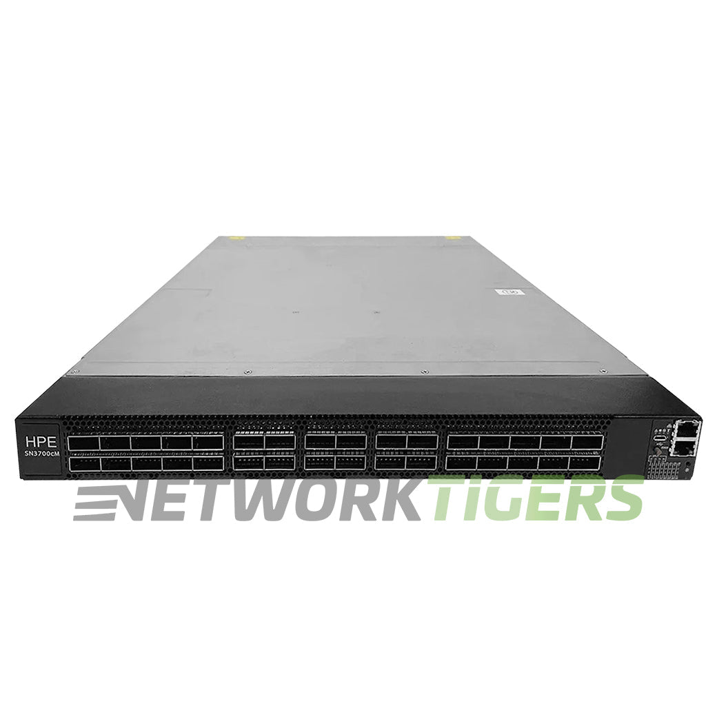 HPE R3B00A M-Series SN3700M 32x 100GB QSFP28 Back-to-Front Airflow (DC) Switch