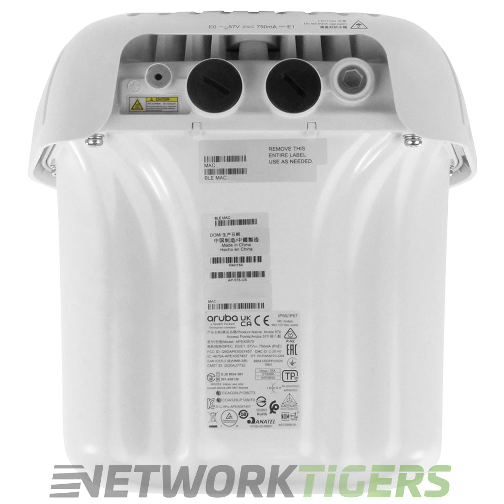 NEW HPE Aruba AP-575 R4H18A US Wi-Fi 6 802.11ax Internal Omni Ant Outdoor WAP