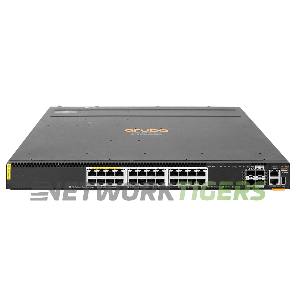 NEW HPE Aruba R8S89A 24x 10GB Class6 PoE RJ45 2x 50GB SFP56 2x 25GB SFP28 Switch