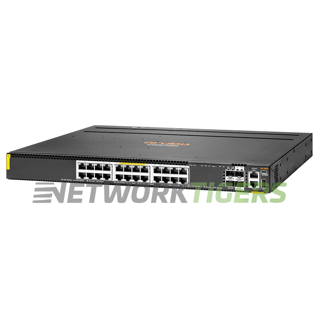 HPE Aruba R8S89A 24x 10GB Class 6 PoE RJ45 2x 50GB SFP56 2x 25GB SFP28 Switch
