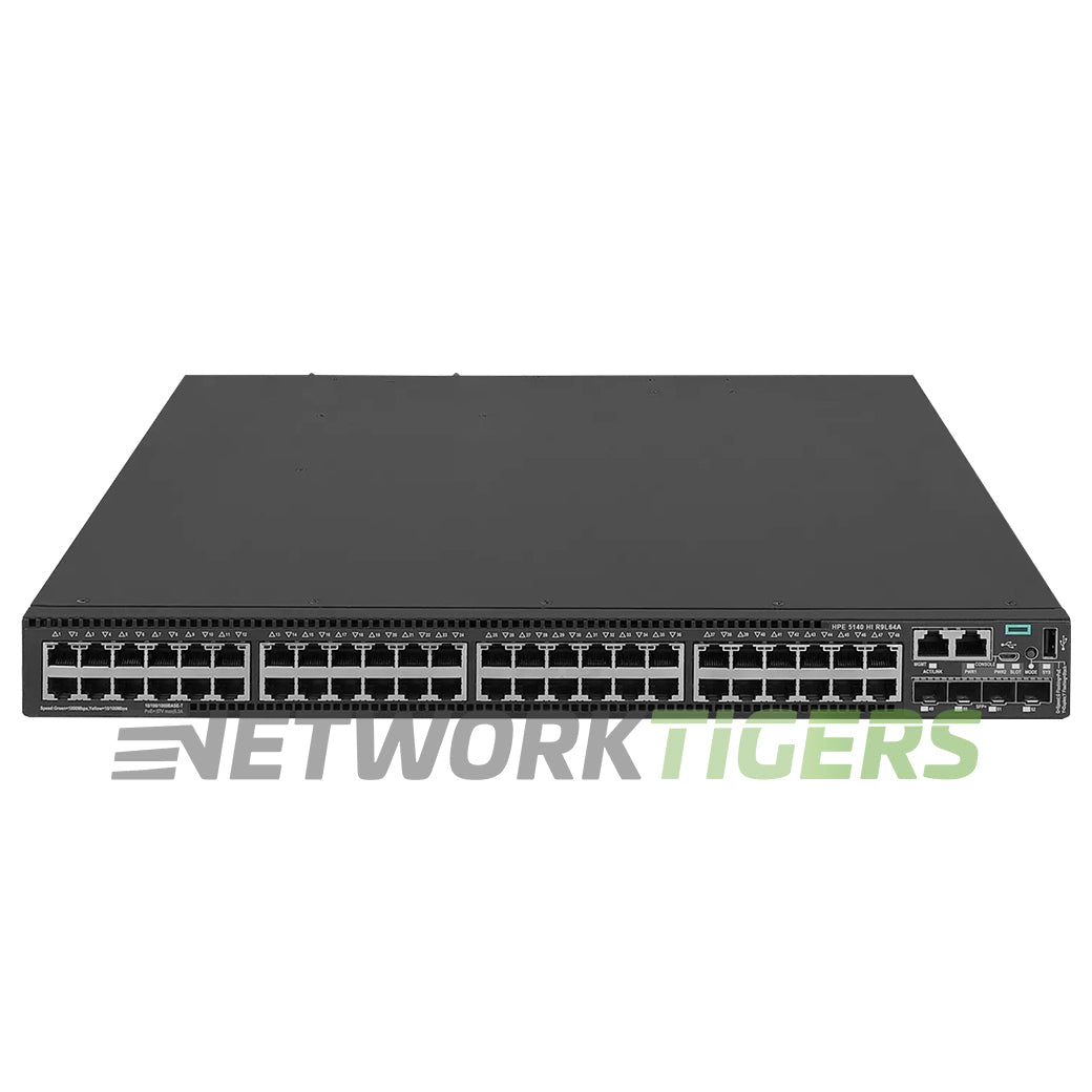 HPE R9L64A 48x 1GB PoE RJ45 4x 10GB SFP+ 1x Expansion Module Slot Switch