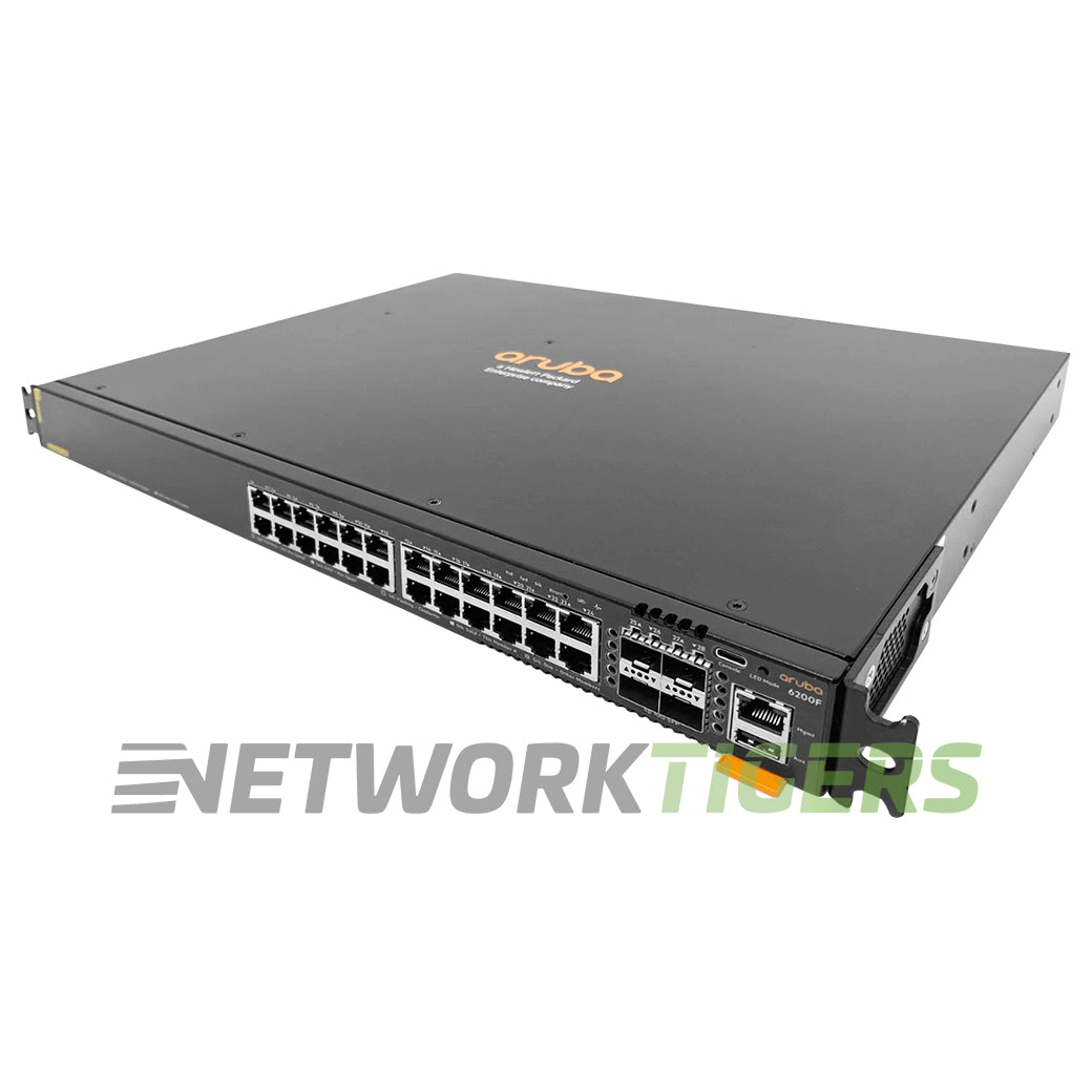 NEW HPE Aruba S0M82A CX 6200F Series 24x 1GB PoE+ RJ45 4x 1GB SFP Switch