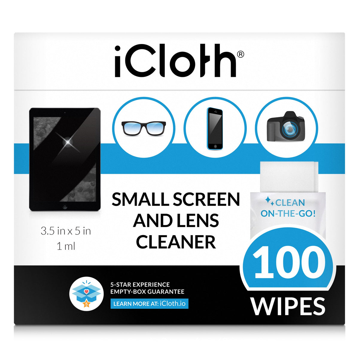 iCloth Lint-Free Cleaning Wipes / Case