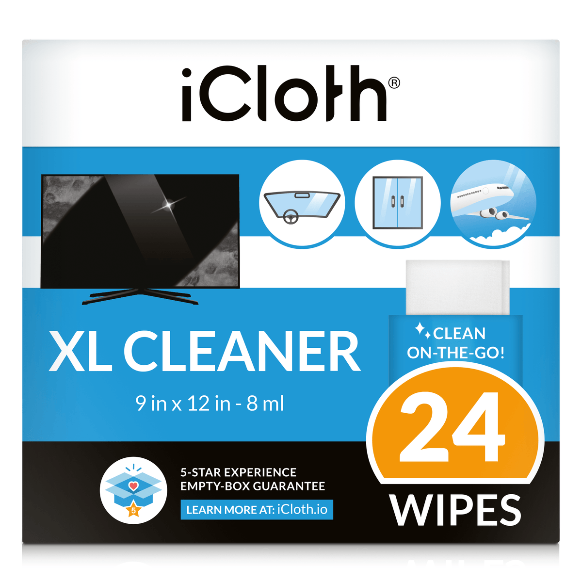 iCloth Lint-Free Cleaning Wipes / Case