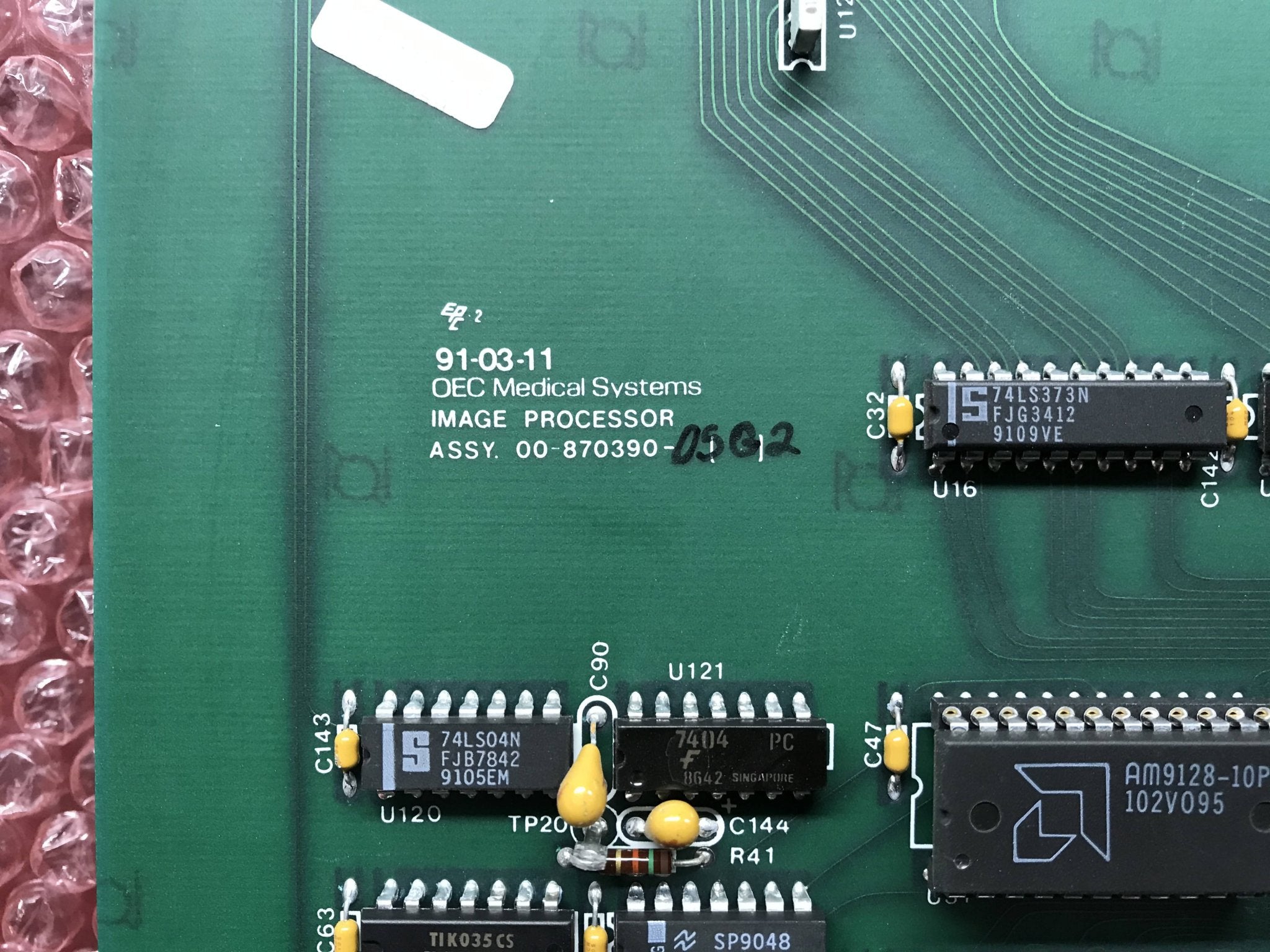 Image Processor Board Diasonics (00-870390-05 G5) OEC 9000