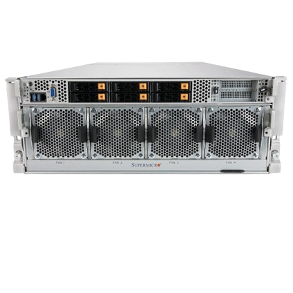 AS-4124GO-NART+ Supermicro 4U GPU Superserver, AMD EPYC 7473X, 16 x 32 GB RAM, 2 x 960GB NVMe, 4 x 3000W PSU, NEW 3 YEAR WARRANTY
