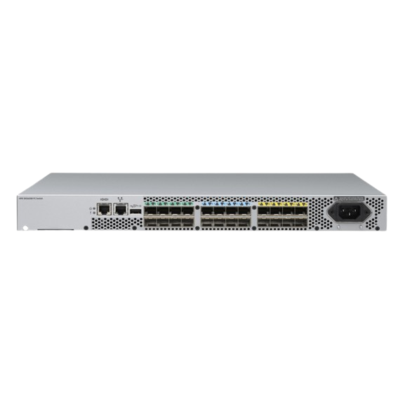 SN3600B HPE 32Gb 24/8 8-port 16Gb Short Wave SFP+ Fibre Channel Switch - RENEW