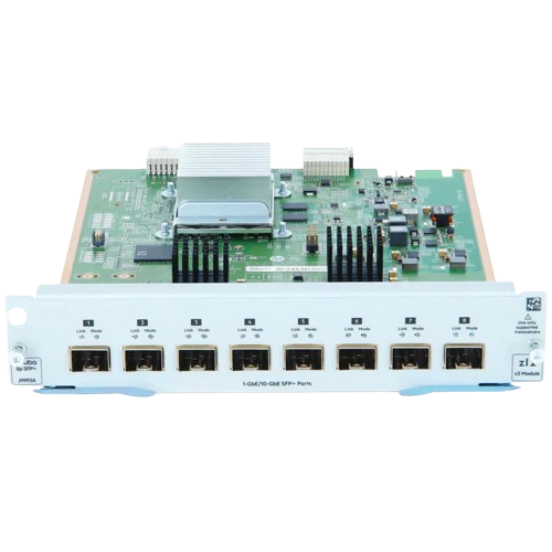 J9993A HPE Aruba Networking 8-port 1G/10GbE SFP+ MACsec v3 zl2 Module - RENEW