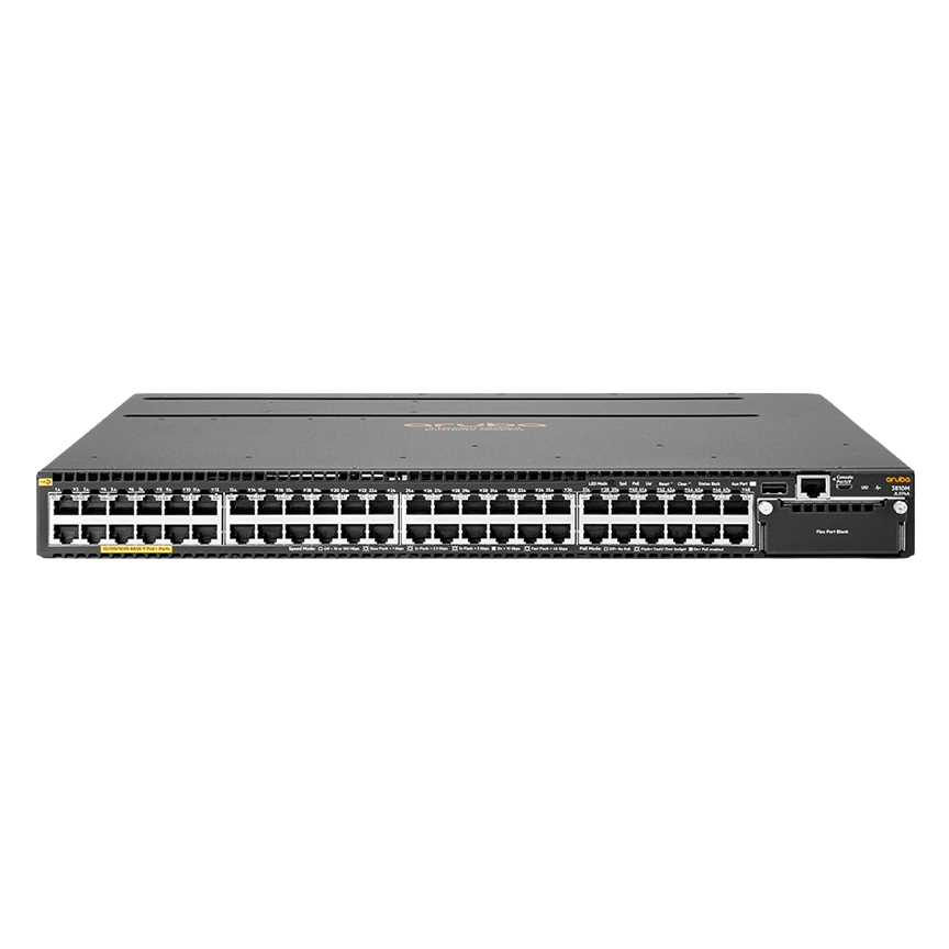 JL428A ARUBA 3810M 48GPoE+4SFP+680W Switch - RENEW