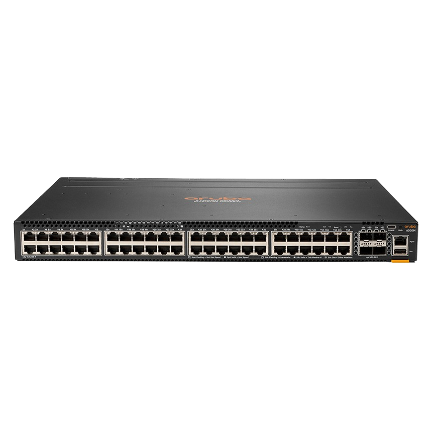 JL663A ARUBA CX 6300M 48-port 1GbE and 4-port SFP56 Switch - RENEW