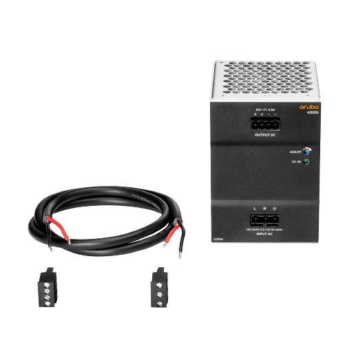 JL819A ARUBA 4000i POE 54VDC 240W 100-240VAC DIN Power Supply - RENEW