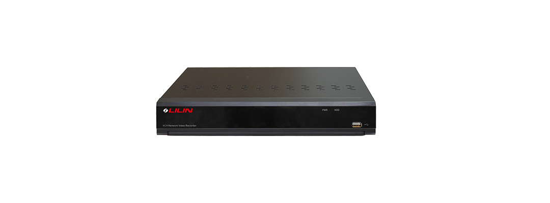 LILIN NVR6104E-V-1X16TB 4 CH PoE 4K Standalone Network Video Recorder