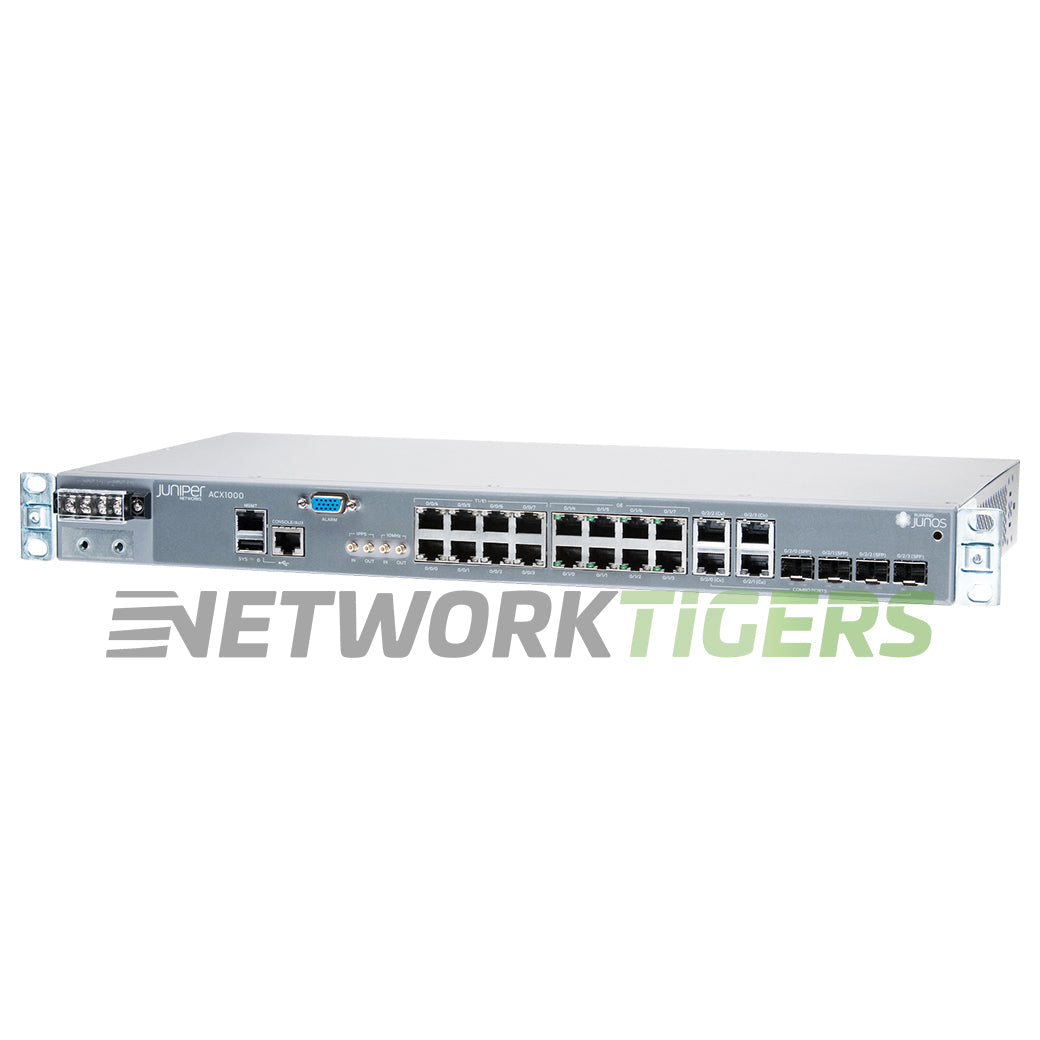 NEW Juniper ACX1000-DC 8x T1/E1 8x 1GB 4x 1GB Combo ETSI 300 DC PSU Router