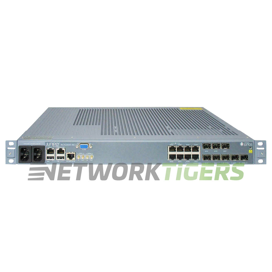 Juniper ACX2200-AC 2x 10GB SFP+ 4x 1GB RJ45 4x 1GB Combo 2x SFP Junos Router