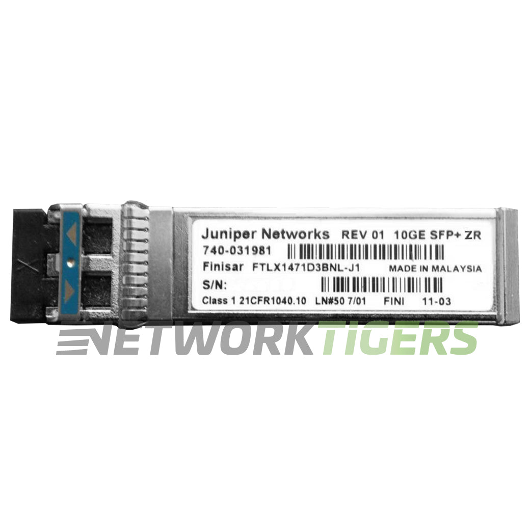 NEW Juniper EX-SFP-10GE-ZR 10GB BASE-ZR 1550nm SMF LC SFP+ Transceiver