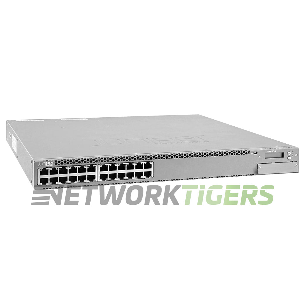 NEW Juniper EX4300-24T EX4300 Series 24x 1GB RJ45 4x 40GB QSFP+ F-B Air Switch