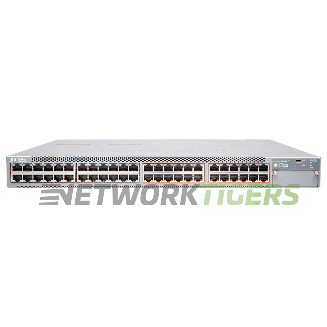 Juniper EX4300-48MP 24x 1GB MultiGB RJ45 4x 40GB QSFP+ F-B Air PoE++ Switch