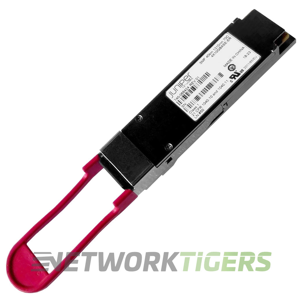 NEW Juniper JNP-QSFP-40GE-ER4 40GB BASE-ER4 1310nm SMF QSFP+ Transceiver