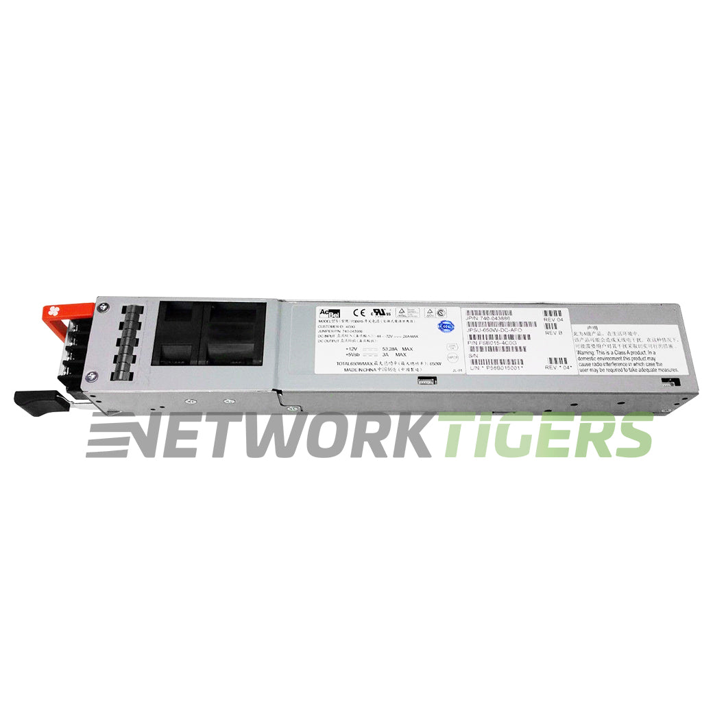 NEW Juniper JPSU-650W-DC-AFO EX4600 Series 650W DC F-B Airflow Power Supply