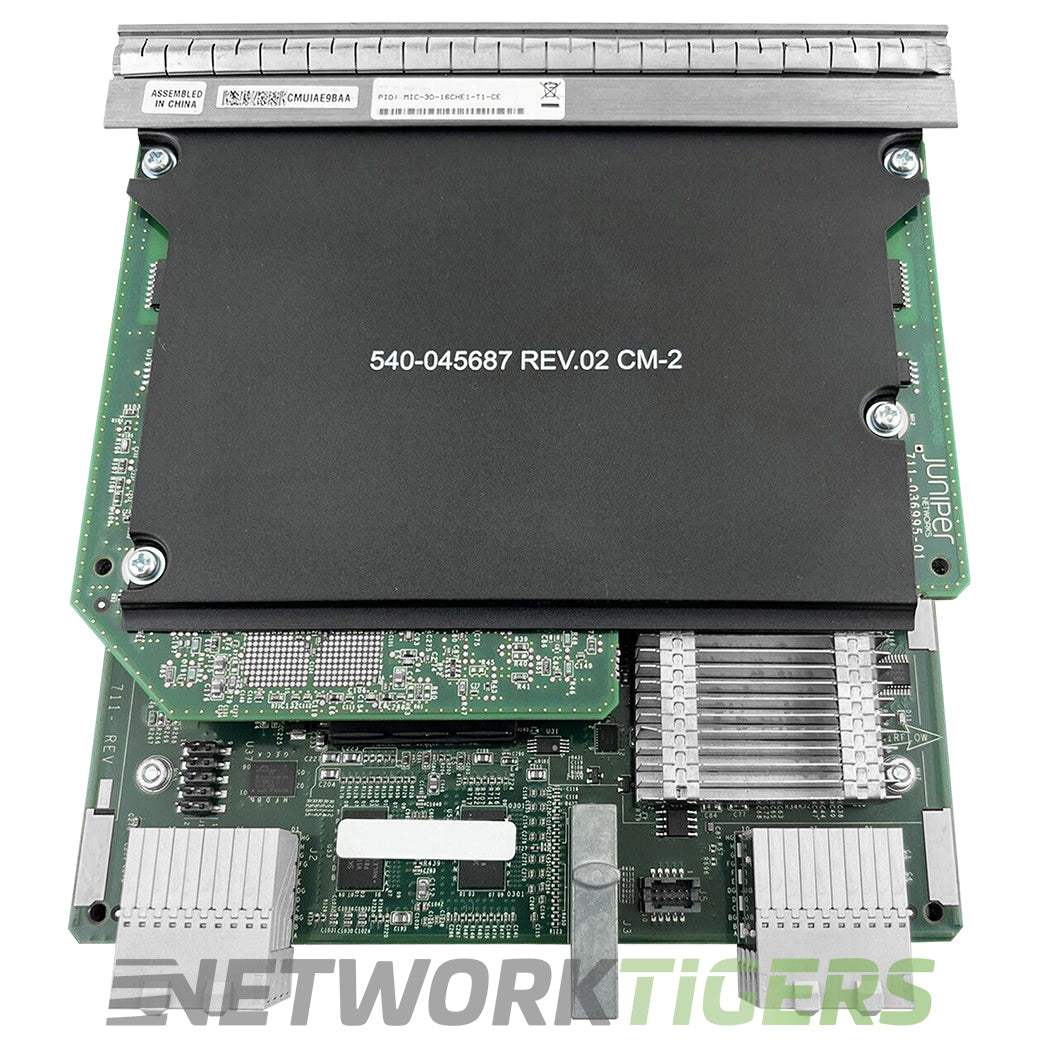 NEW Juniper MIC-3D-16CHE1-T1-CE MX Series 16x T1/E1 Router Module