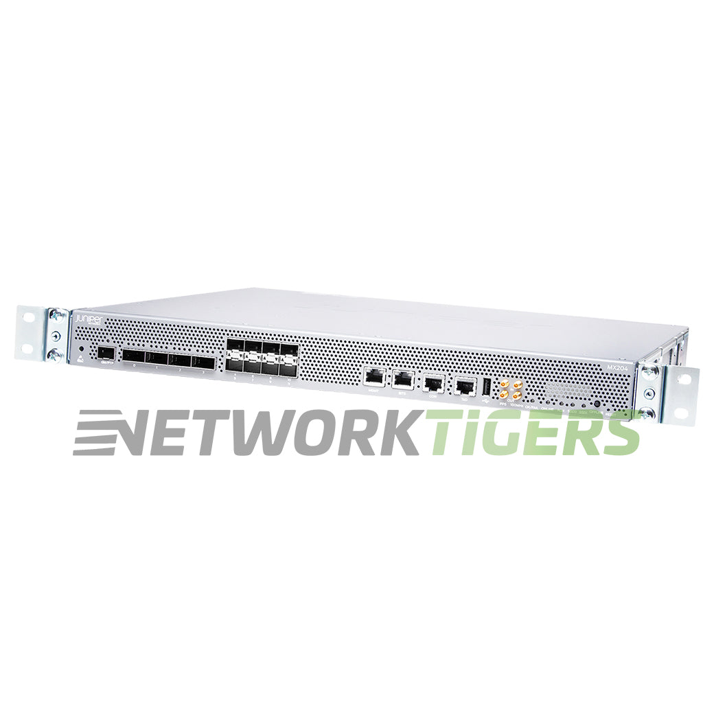 Juniper MX204 MX Series 8x 10GB SFP+ 4x 100GB QSFP28 F-B Airflow JUNOS Router