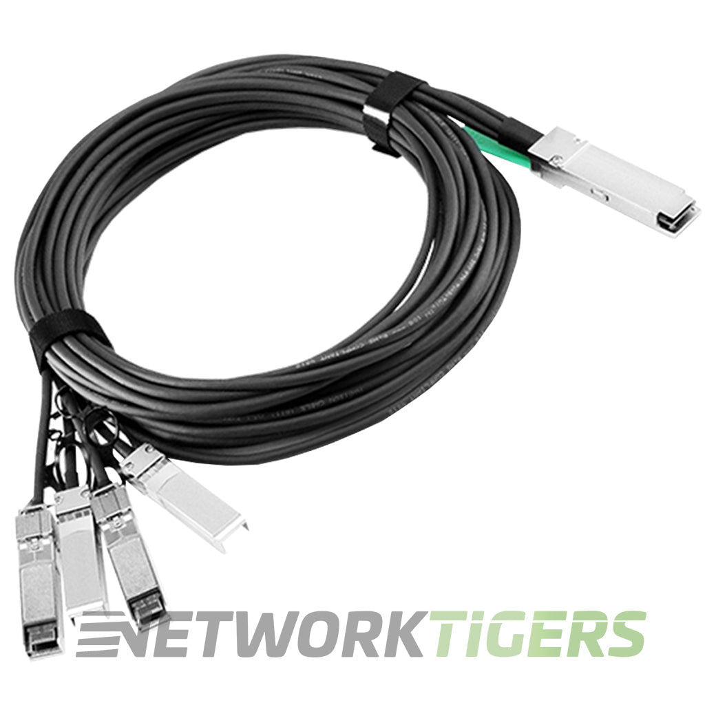 NEW Juniper QFX-QSFP-DACBO-1M 1m 1x 40GB QSFP+ to 4x 10GB SFP+ DA Breakout Cable
