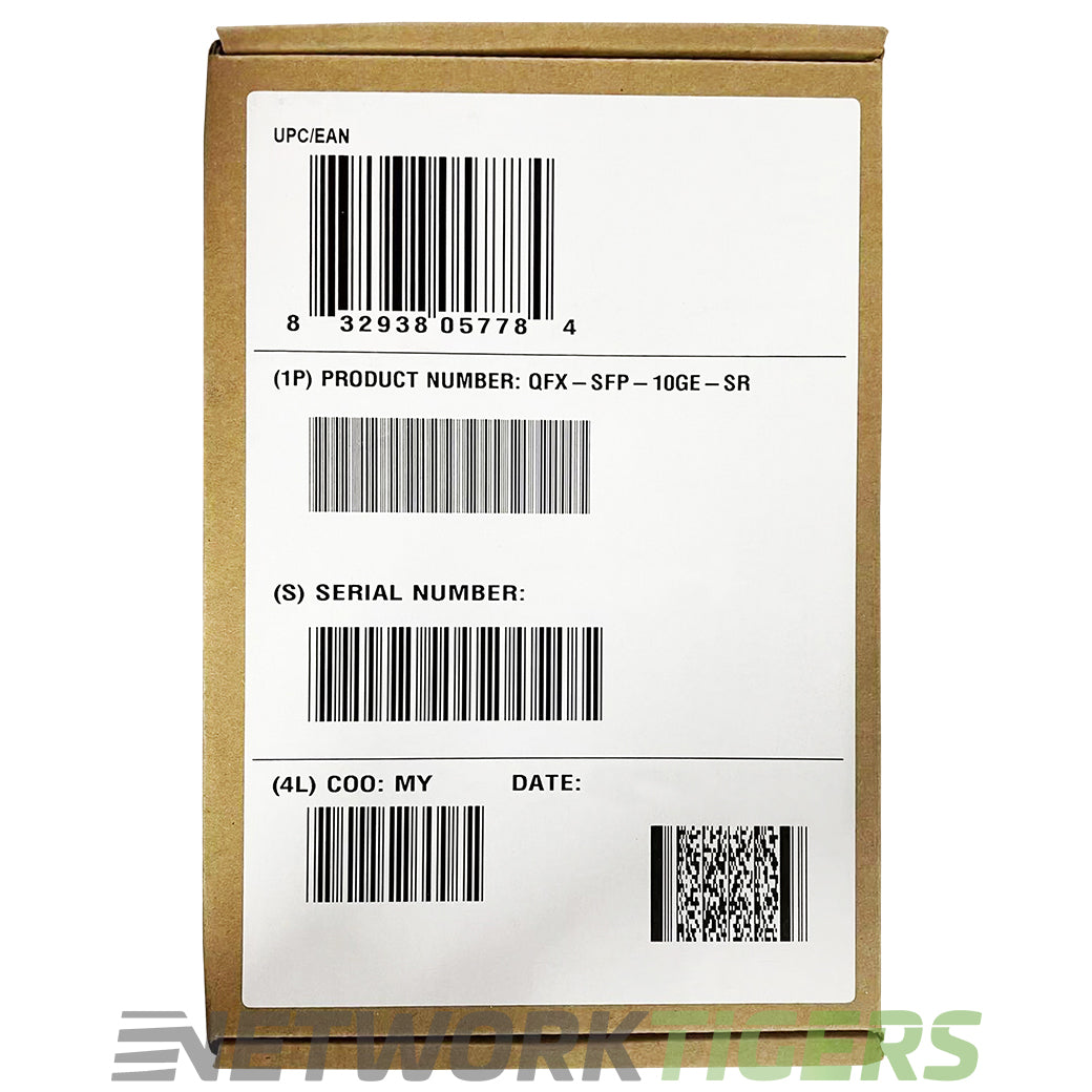 NEW Juniper QFX-SFP-10GE-SR 10GB BASE-SR 850nm MMF SFP+ Transceiver