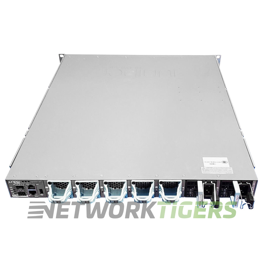 Juniper QFX5100-48T-AFI 48x 10GB Copper 6x 40GB QSFP+ Back-to-Front Air Switch