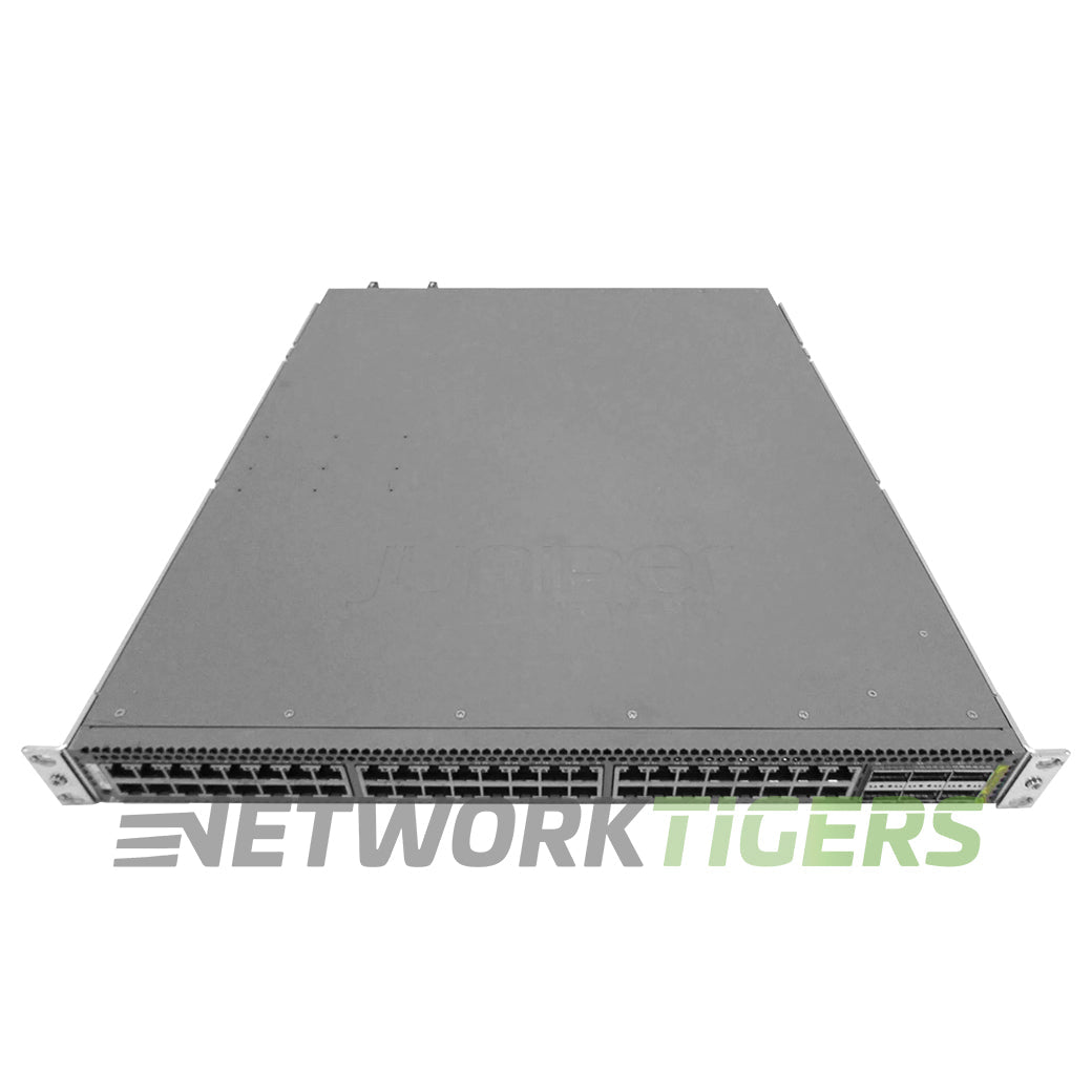 NEW Juniper QFX5100-48T-AFO 48x MultiGB RJ45 6x 40GB QSFP+ F-B Air Switch