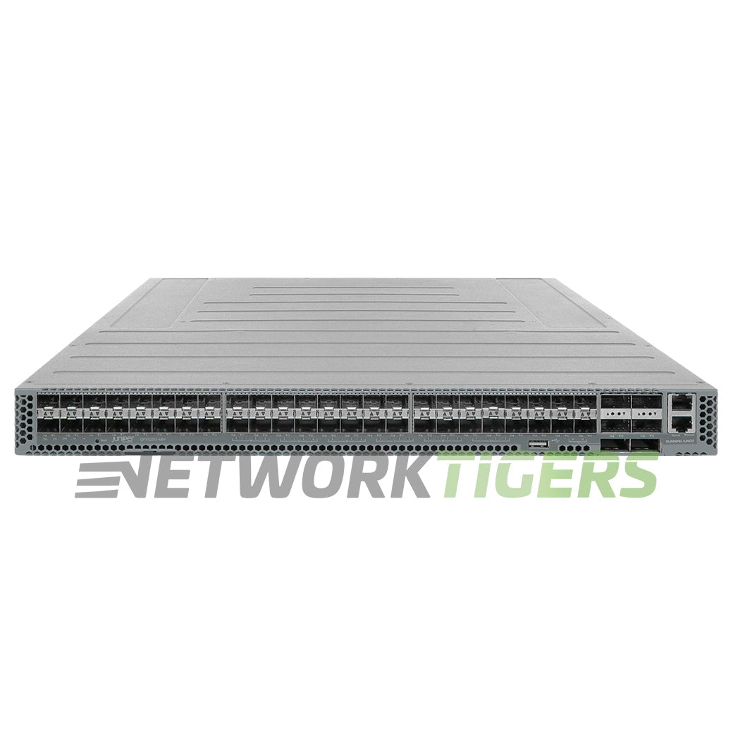 NEW Juniper QFX5200-48Y-AFO 48x 25GB SFP28 6x 100GB QSFP28 F-B Air Switch