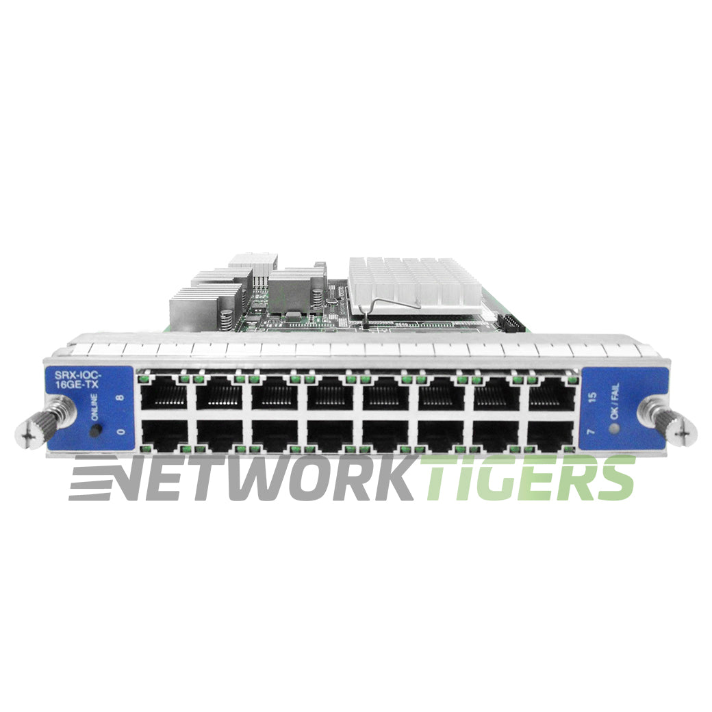NEW Juniper SRX-IOC-16GE-TX SRX Series 16x 1GB RJ45 Services Gateway Module