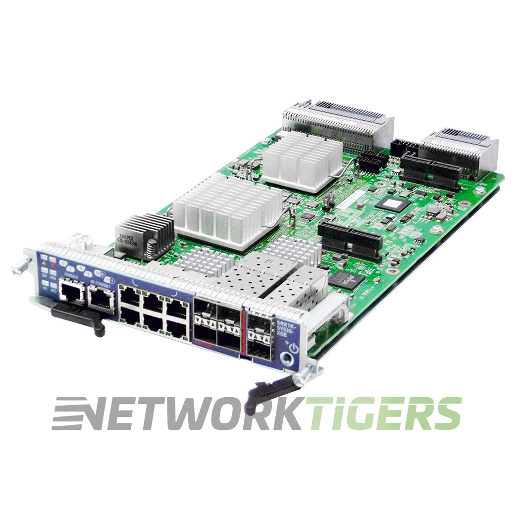 NEW Juniper SRX1K-SYSIO-XGE 6x 1GB RJ45 3x 1GB SFP 3x 10GB SFP+ I/O Card